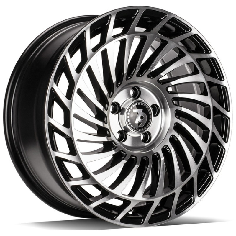 Janta aliaj seventy9 SCF-K 8.0x18 5x112 ET30 BFP - Black Front Polished