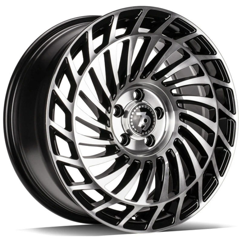 Janta aliaj seventy9 SCF-K 8.0x18 5x112 ET30 BFP - Black Front Polished