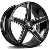 Janta aliaj seventy9 SV-N 9.0x18 5x112 ET40 BE - Galaxy Black Window Edges