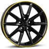 Janta aliaj Borbet LX18 8.0x18 5x112 ET44 BMRY - Black Matt Rim Yellow