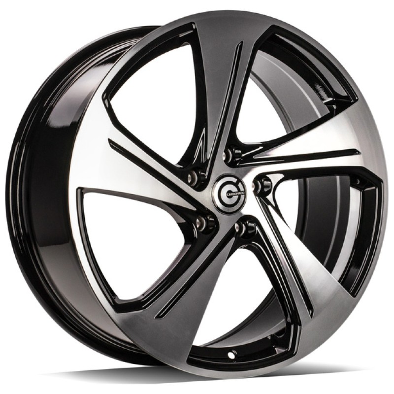 Janta aliaj Carbonado Aqua 8.0x18 5x112 ET45 BFP - Black Front Polished