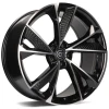 Janta aliaj Carbonado Luxury 8.0x18 5x112 ET45 BFP - Black Front Polished