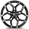 Janta aliaj Carbonado Monster 8.0x18 5x112 ET40 MBFP - Black Half Matt Polished