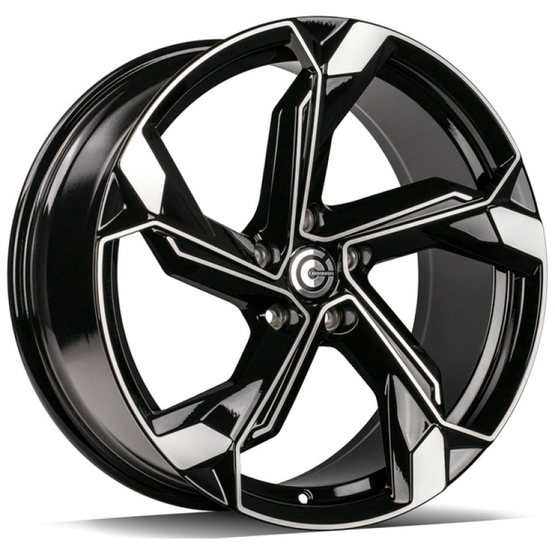 Janta aliaj Carbonado Superstar 8.0x18 5x112 ET35 BFP - Black Front Polished