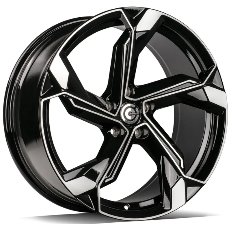 Janta aliaj Carbonado Superstar 8.0x18 5x112 ET35 BFP - Black Front Polished