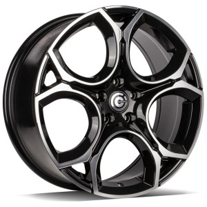 Janta aliaj Carbonado UNIQUE 7.5x18 5x112 ET45 BFP - Black Glossy Lip Polished