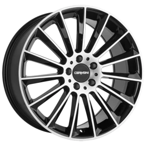 Janta aliaj Carmani 17 Fritz 9.0x18 5x112 ET49 BP - black polish