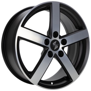 Janta aliaj Diewe Wheels Eros 8.0x18 5x112 ET30 Black matt full pol.
