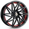 Janta aliaj Keskin Tuning KT20 8.0x18 5x112 ET45 BPRI - Black Painted Red Inside