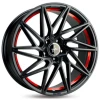Janta aliaj Keskin Tuning KT20 8.0x18 5x112 ET45 BPRI - Black Painted Red Inside
