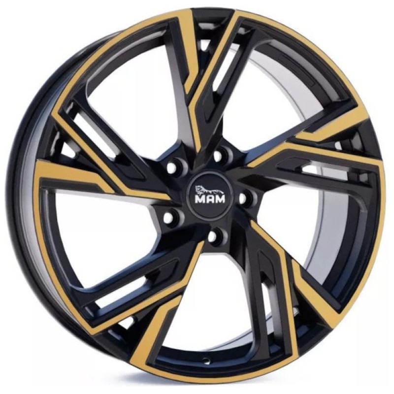 Janta aliaj MAM Leichtmetallräder RS5 8.0x18 5x112 ET30 MBFC -  Matt Black Front Copper