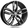 Janta aliaj MAM Leichtmetallräder RS3 8.0x18 5x112 ET45 BFP - Black Front Polish