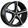 Janta aliaj Ronal R62 blue 7.5x18 5x112 ET51 JBFB - Jetblack-Matt-Frontkopiert