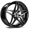 Janta aliaj seventy9 SV-A 9.0x18 5x120 ET35 BFP - Black Front Polished