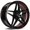 Janta aliaj seventy9 SV-A 8.0x18 5x120 ET30 BGRIL- Black Glossy Red Inner Lip