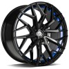 Janta aliaj seventy9 SV-C 8.0x18 5x120 ET33 BGBIL - Black Glossy Blue Inner Lip