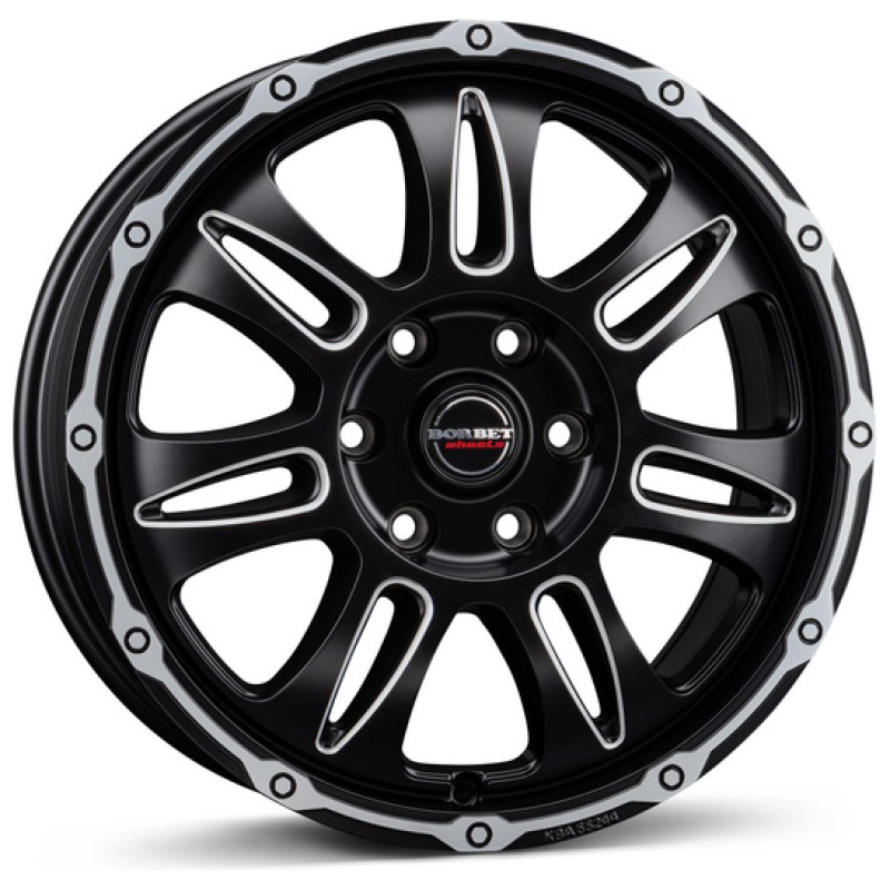 Janta aliaj Borbet CW8 8.0x18 5x120 ET52 BRWPM - black rim window polished matt