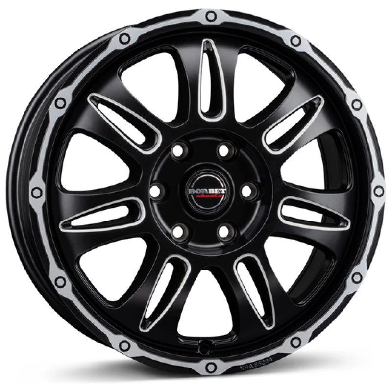 Janta aliaj Borbet CW8 8.0x18 5x120 ET52 BRWPM - black rim window polished matt