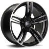 Janta aliaj Carbonado Diamond 8.5x18 5x120 ET33 MBFP - Matt Black Front Polished