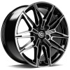 Janta aliaj Carbonado Rubin 8.0x18 5x120 ET33 BFP - Black Front Polished