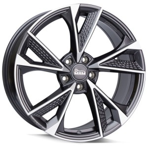 Janta aliaj MAM Leichtmetallräder RS6 8.0x18 5x120 ET35 PFP -  Palladium Front Polish