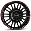 Janta aliaj Borbet CW3 7.5x18 5x127 ET45 BGRR - black glossy red ring