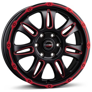 Janta aliaj Borbet CW8 8.0x18 5x130 ET50 RRWPM - red rim window polished matt