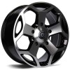 Janta aliaj Carbonado Giant 8.0x18 5x160 ET50 BFP - Black Front Polished