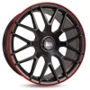 Janta aliaj MAM Leichtmetallräder GT1 8.5x19 5x100 ET30 MBLR - Matt Black Lip Red