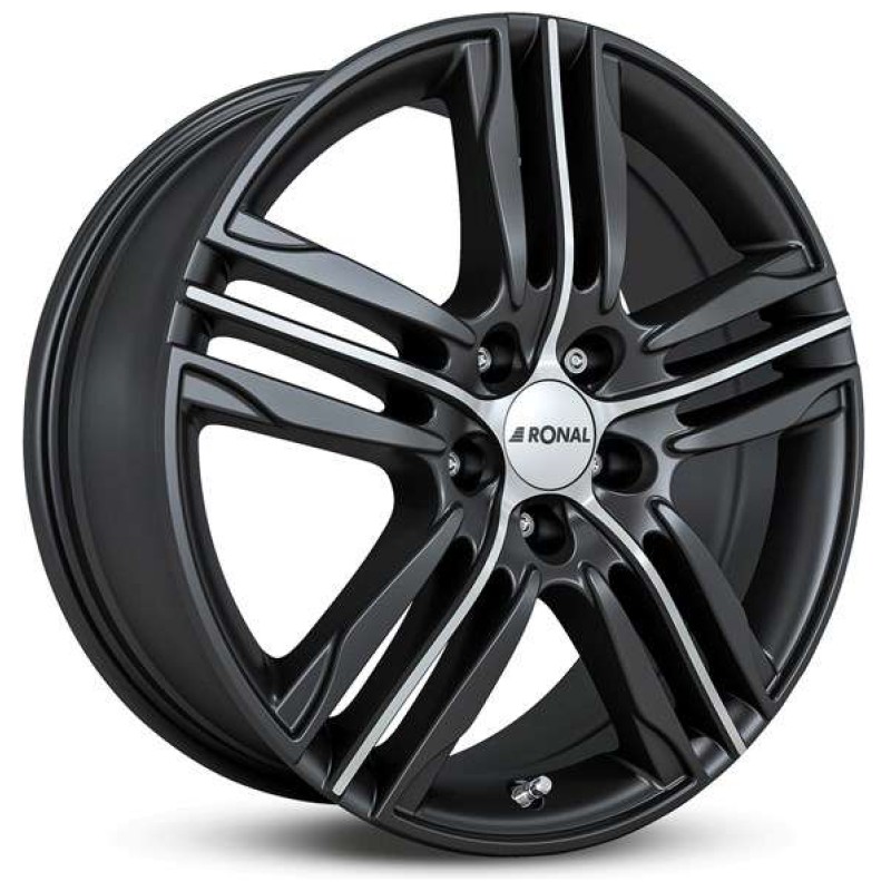 Janta aliaj Ronal R57 7.5x19 5x110 ET38 MBF - Mattschwarz-Frontkopiert