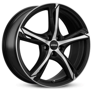 Janta aliaj Ronal R62 8.0x19 5x110 ET33 JBF - Jetblack-Matt-Frontkopiert