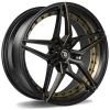 Janta aliaj seventy9 SV-AR 8.5x19 5x112 ET35 DMBMG - Deep Matt Black Milled Gold