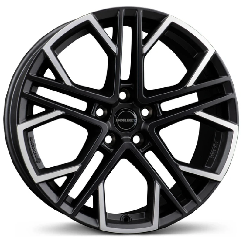 Janta aliaj Borbet XV 8.5x19 5x112 ET30 BPM - black polished matt