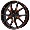 Janta aliaj Brock B40 8.0x19 5x112 ET50 BOM - Black Orange Matt