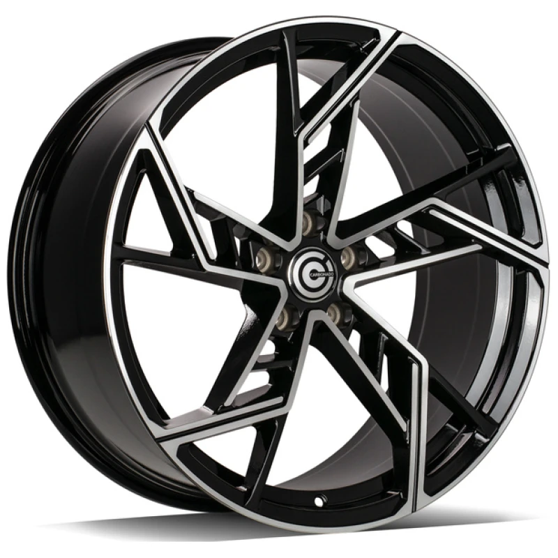 Janta aliaj Carbonado Evil 8.5x19 5x112 ET30 BFP - Black Front Polished