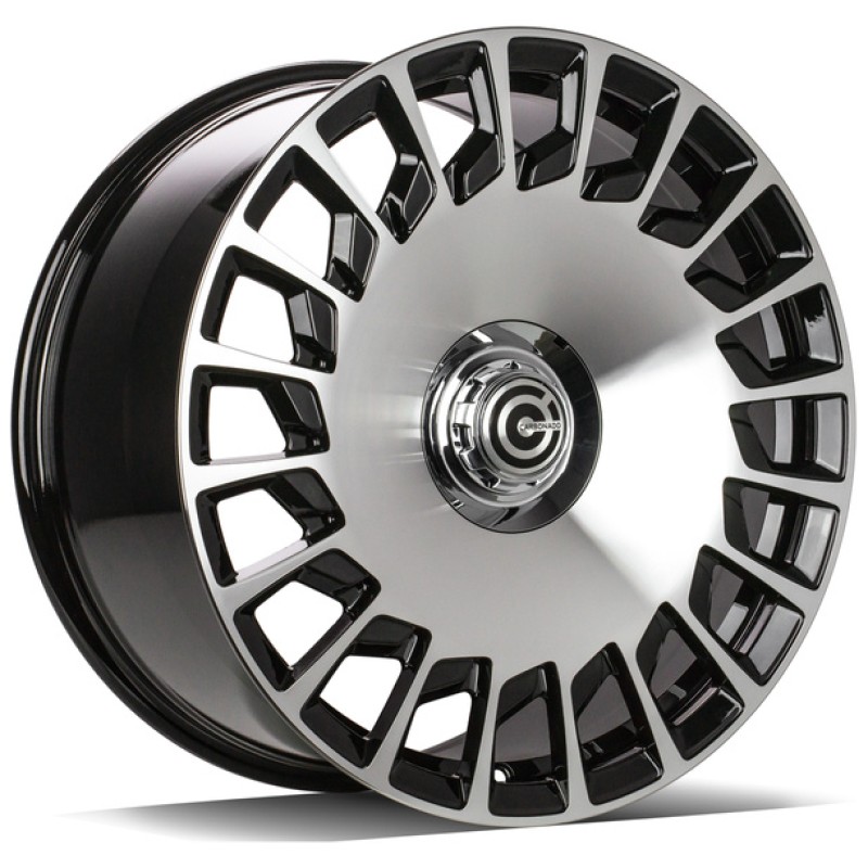 Janta aliaj Carbonado Rebellion 8.5x19 5x112 ET35 BFP - Black Front Polished