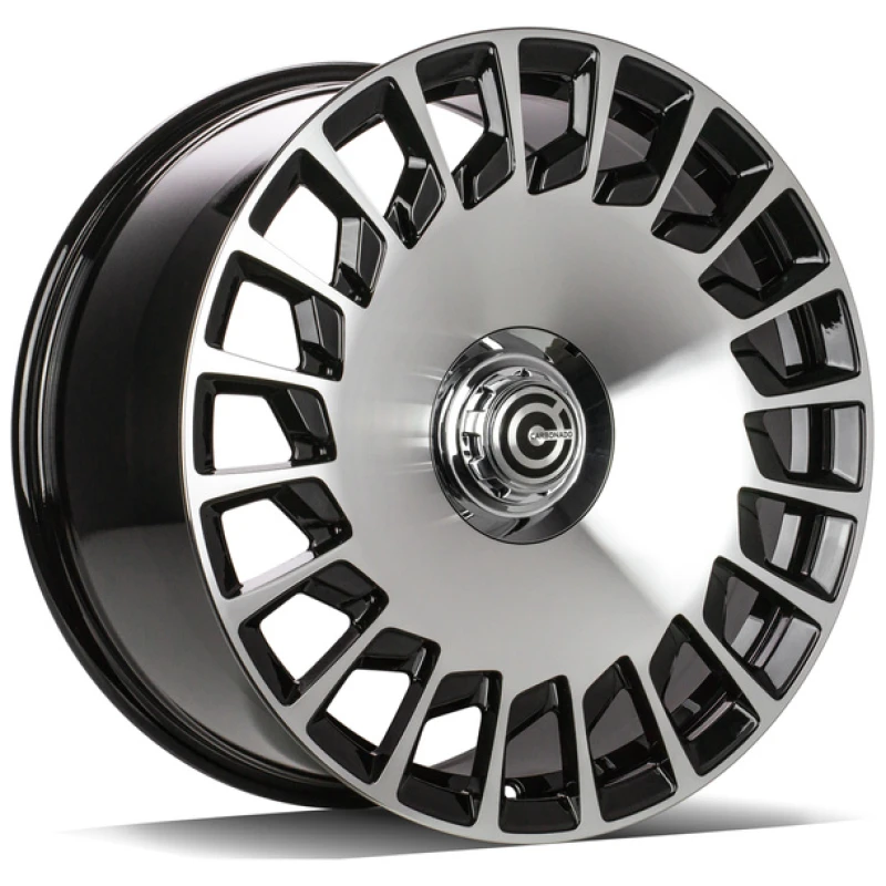 Janta aliaj Carbonado Rebellion 8.5x19 5x112 ET35 BFP - Black Front Polished