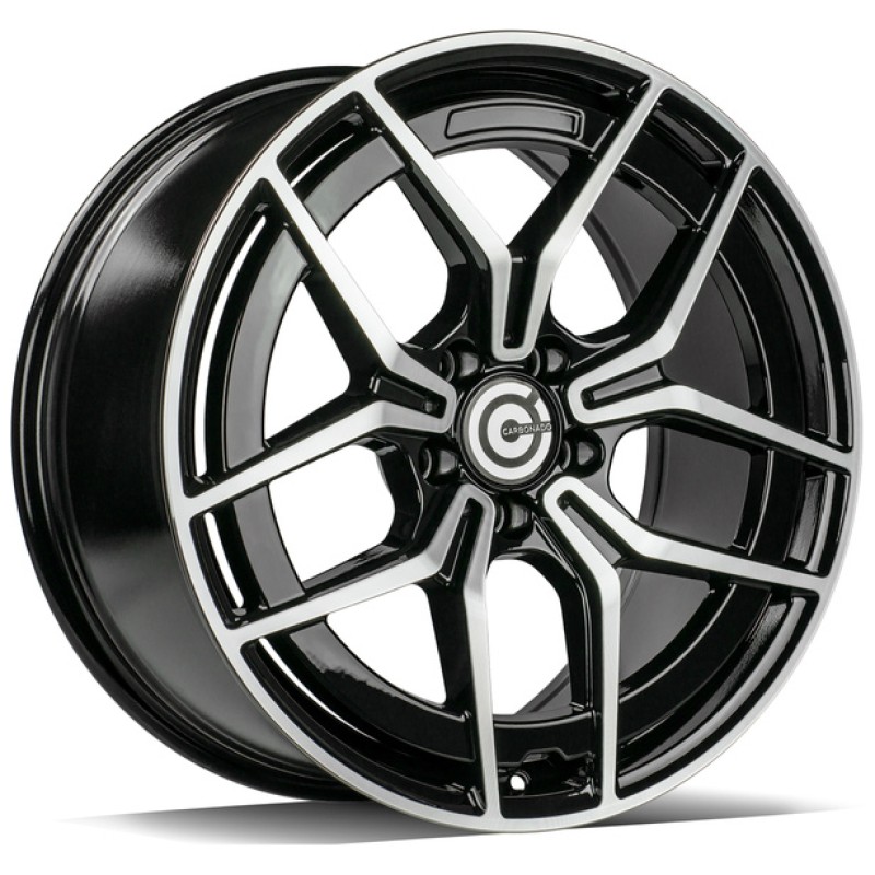 Janta aliaj Carbonado Stylish 8.0x19 5x112 ET45 BFP - Black Front Polished