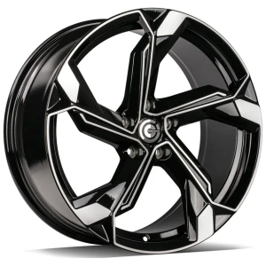 Janta aliaj Carbonado Superstar 8.5x19 5x112 ET35 BFP - Black Front Polished