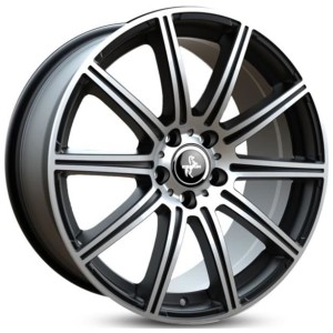 Janta aliaj Keskin Tuning KT16 8.5x19 5x112 ET45 BFP - Black Front Polish
