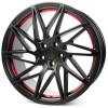 Janta aliaj Keskin Tuning KT20 8.5x19 5x112 ET30 MBRI - MATT BLACK RED INSIDE