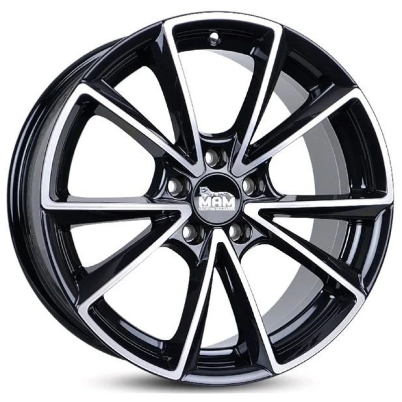 Janta aliaj MAM Leichtmetallräder A5 8.0x19 5x112 ET45 BFP - Black Front Polish