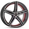 Janta aliaj MAM Leichtmetallräder OX-18 8.5x19 5x112 ET23 BFPRI -  Black Front Polished Red Inside