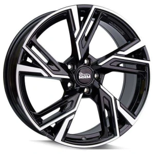 Janta aliaj MAM Leichtmetallräder RS5 8.5x19 5x112 ET30 BFP - Black Front Polished