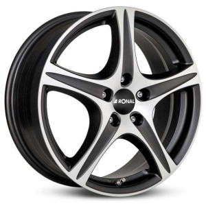 Janta aliaj Ronal R56 7.5x19 5x112 ET45 MBF - Mattschwarz-Frontkopiert
