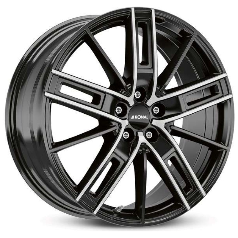 Janta aliaj Ronal R67 8.0x19 5x112 ET45 JBF - Jetblack-Frontkopiert