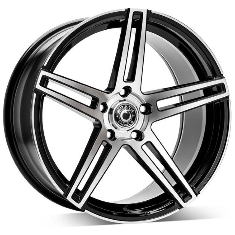 Janta aliaj Wrath Wheels WF-1 9.5x19 5x112 ET40 BP - Black polished