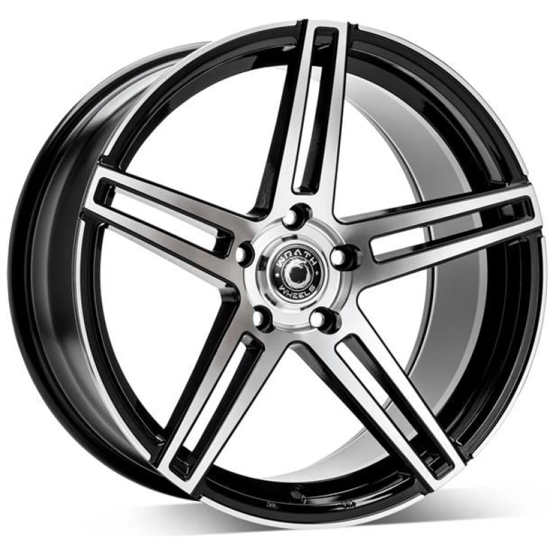 Janta aliaj Wrath Wheels WF-1 9.5x19 5x112 ET40 BP - Black polished