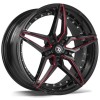 Janta aliaj seventy9 SV-AR 8.5x19 5x120 ET30 BGMR - Black Glossy Milled Red