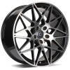 Janta aliaj Carbonado Crazy 9.5x19 5x120 ET40 BFP - Black Front Polished